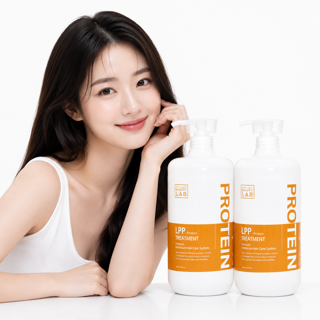 박준뷰티랩 LPP 단백질 트리트먼트 1000ml 오리지널향 미용실 극손상모 헤어팩 피치 1+1