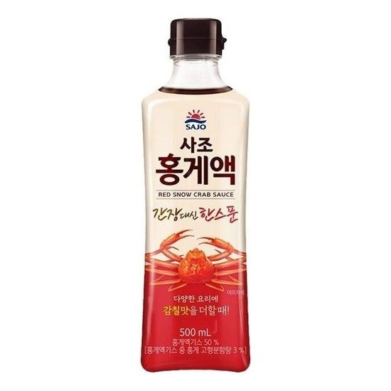사조 홍게액 500ml 홍게액 조미료 소스