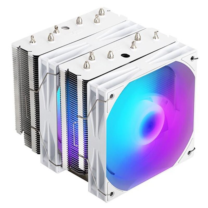 :다크플래쉬 darkFlash Ellsworth D31 PRO ARGB 듀얼타워 공랭 CPU 쿨러 (화이트)