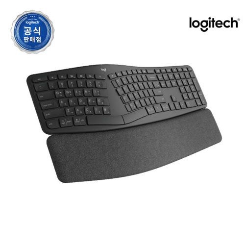 [온누리7%혜택]로지텍 Ergo K860 인체공학 무선 블루투스 키보드 (블랙)