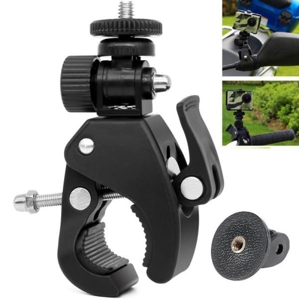 1PC 고품질 1/4 카메라 DV DSLR 자전거 핸들 바 클램프