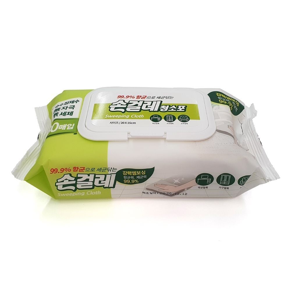 손걸레 청소포 (20x16cm)80매 20개 한박스 물걸레 청소포 일회용