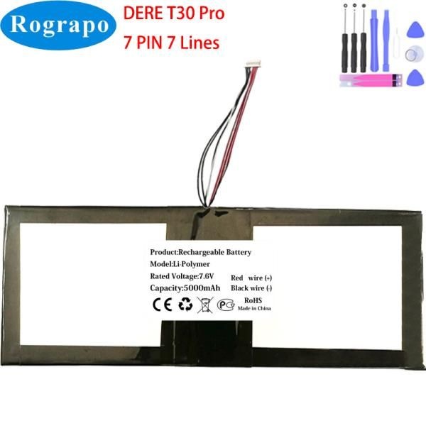 DERE T30 Pro 3772216 프로 노트북 배터리, 7 핀