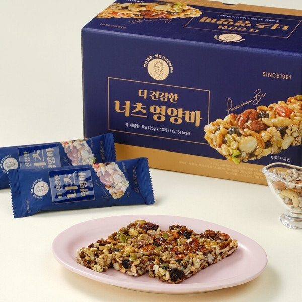 신궁전통한과 김규흔 한과 더 건강한 너츠 영양바 40개입