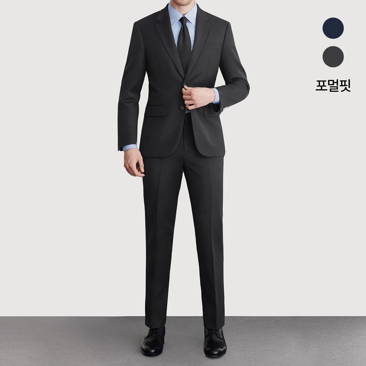 [정상가 298,000원] 26 S/S 신상 순모 울 기본 수트 포멀핏 사계절 정장 2종 택1