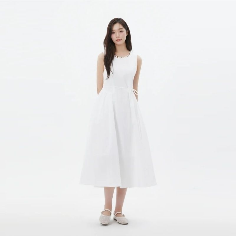 민소매 절개 디테일 원피스 PS2WO514