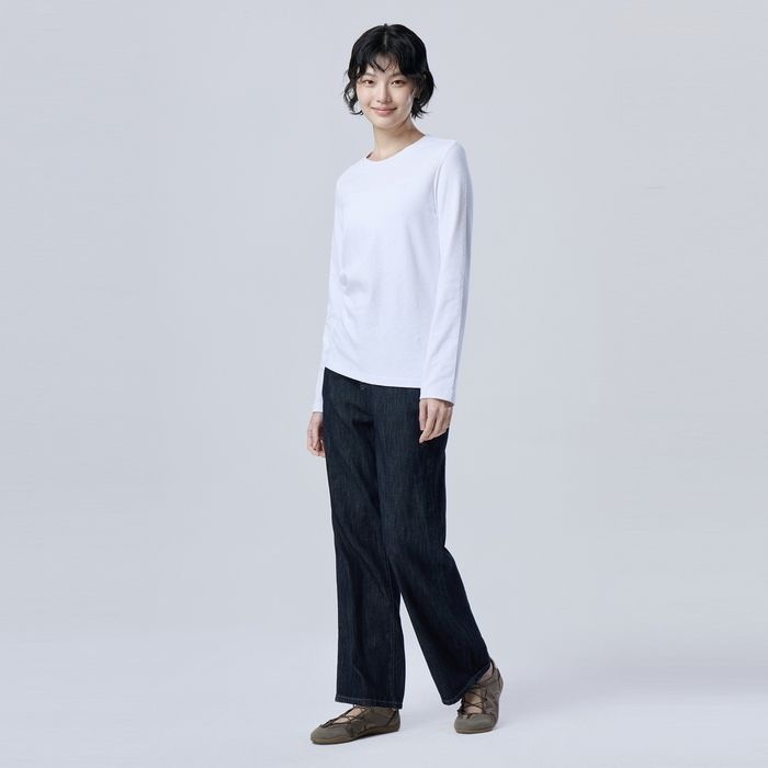 전체밴딩 생지와이드 데님팬츠 BADPF2641