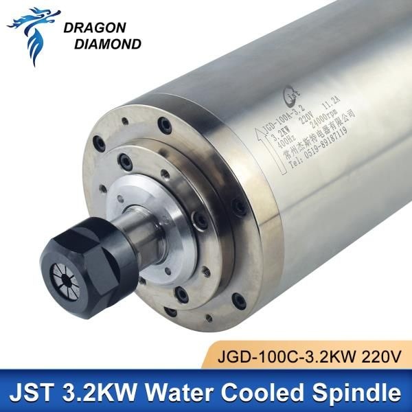 JST 3.2W 수냉식 스핀들 모터 ER20 직경 100