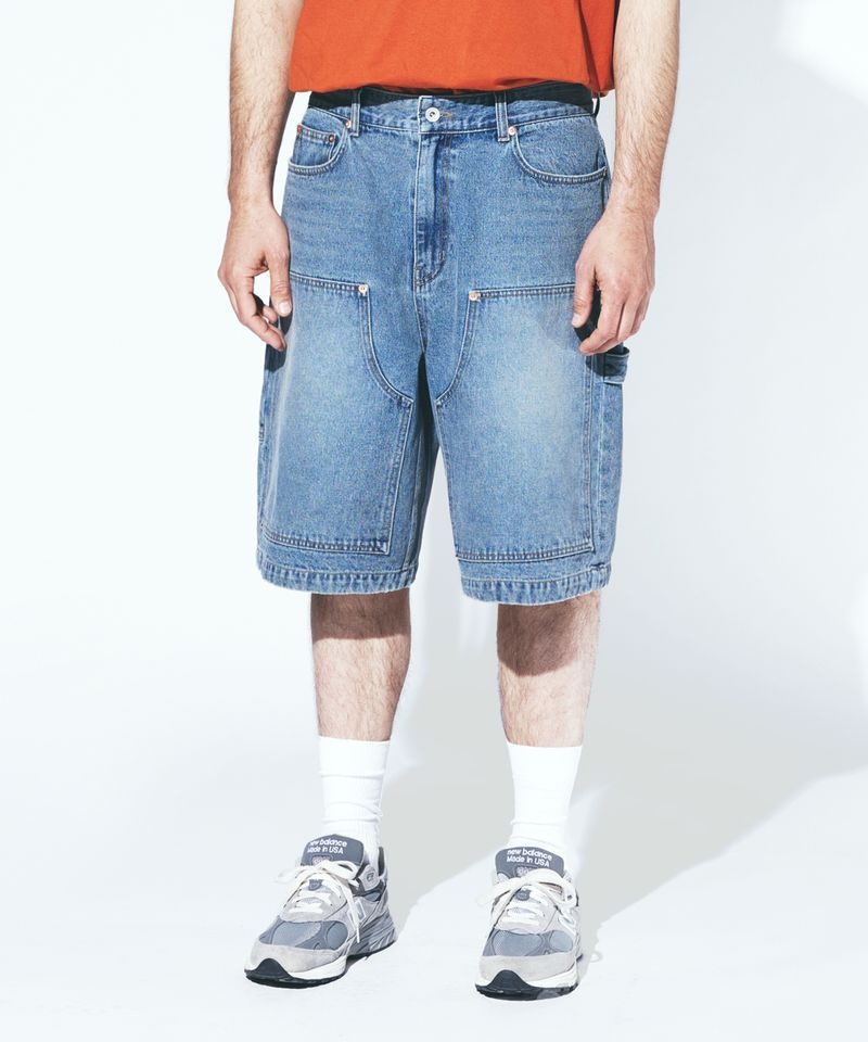 <매장정품> 유니폼브릿지 UNIFORM BRIDGE double knee denim short pants 12oz indigo wed UB2534DN701VIW 305616