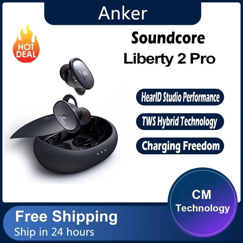 [해외] 골전도 블루투스 무선 이어폰 Anker Soundcore Liberty 2 Pro TWS 하이브리드 기술 Bluetooth 5.0 In Ear Studio 성능 HearID 이어 버