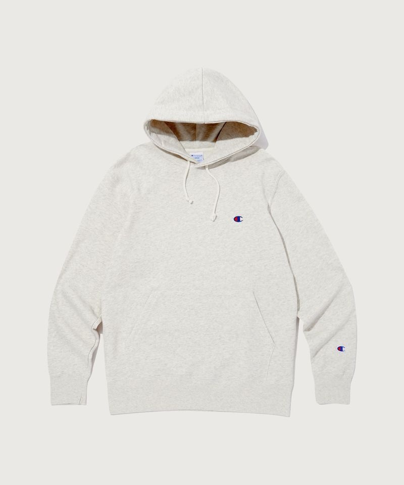 CHAMPION <매장정품> CHAMPION 베이직 C로고 후드 티셔츠 Cream CKTS3F501CR 293511