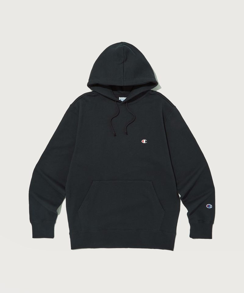 CHAMPION <매장정품> CHAMPION 베이직 C로고 후드 티셔츠 Normal Navy CKTS3F501N2 293471