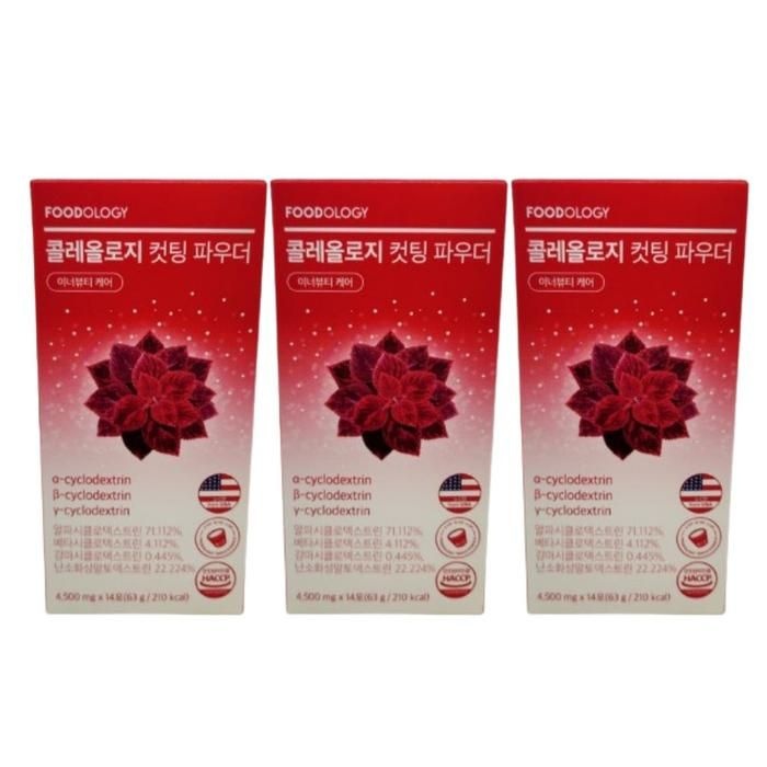 비오팜 푸드올로지 콜레올로지 컷팅 파우더 4500mg x 14포 (2+1개)