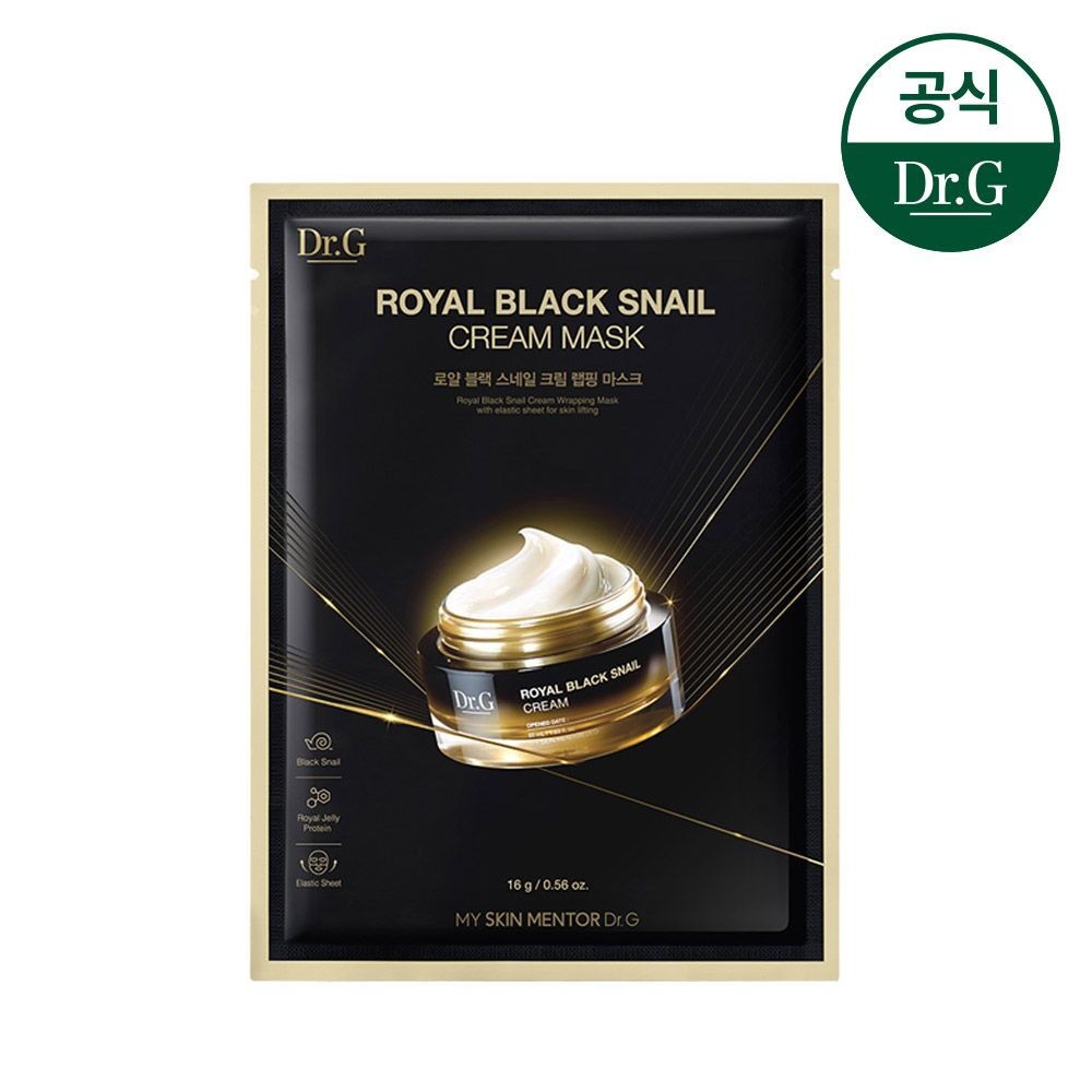닥터지 [정상가60000원]로얄 블랙 스네일 크림 마스크 10매
