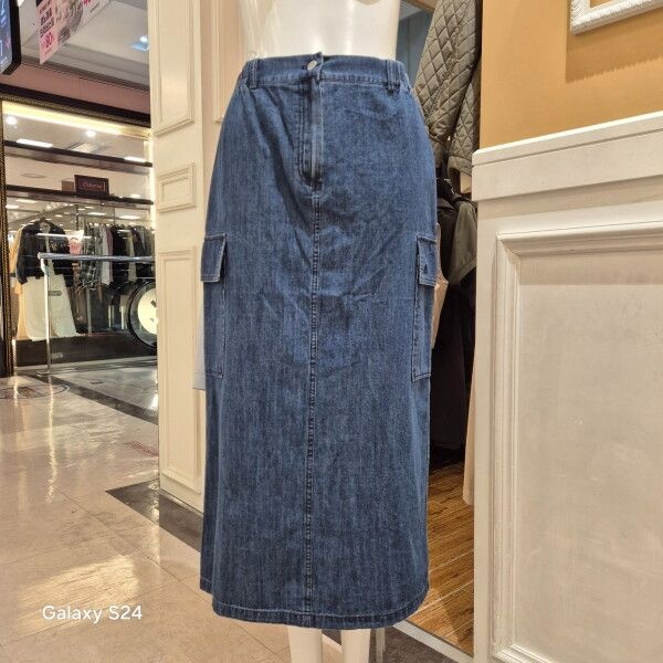 [비씨비쥐] [BCBG]여름26 데님 PK 스커트 A6M4S278