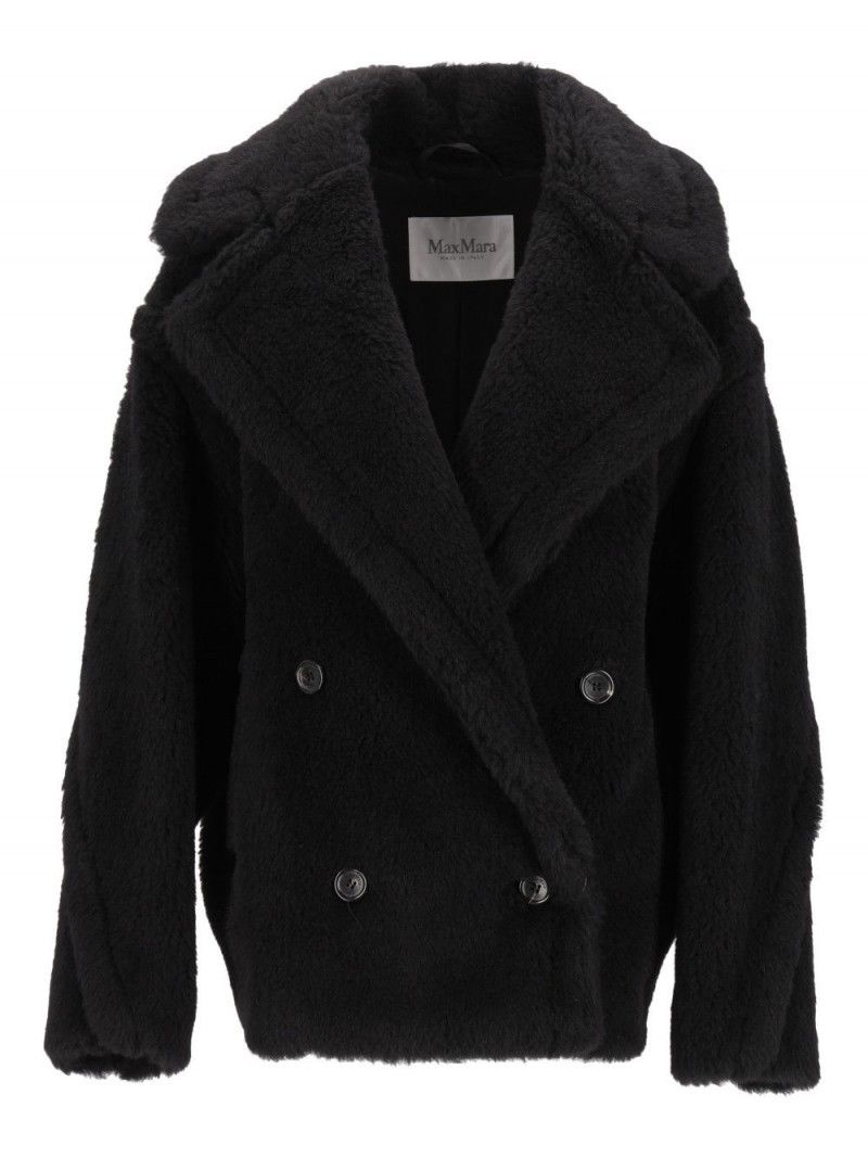 막스마라 26FW 막스마라 ALCUNO 쇼트 TEDDY DOUBLE BREASTED 울 ALPACA 실크 2621086092600501008