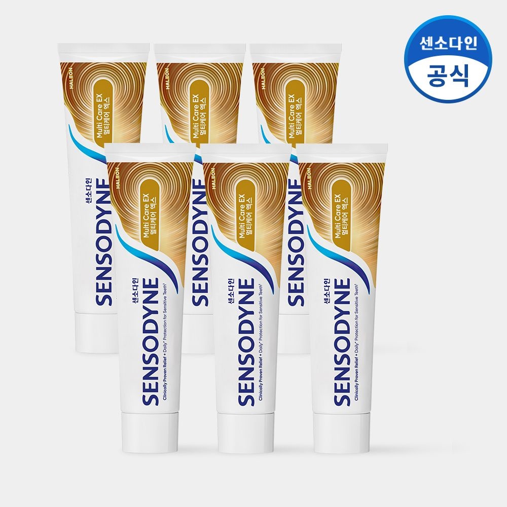 센소다인 멀티케어 EX 민감성 치약 100g x6개