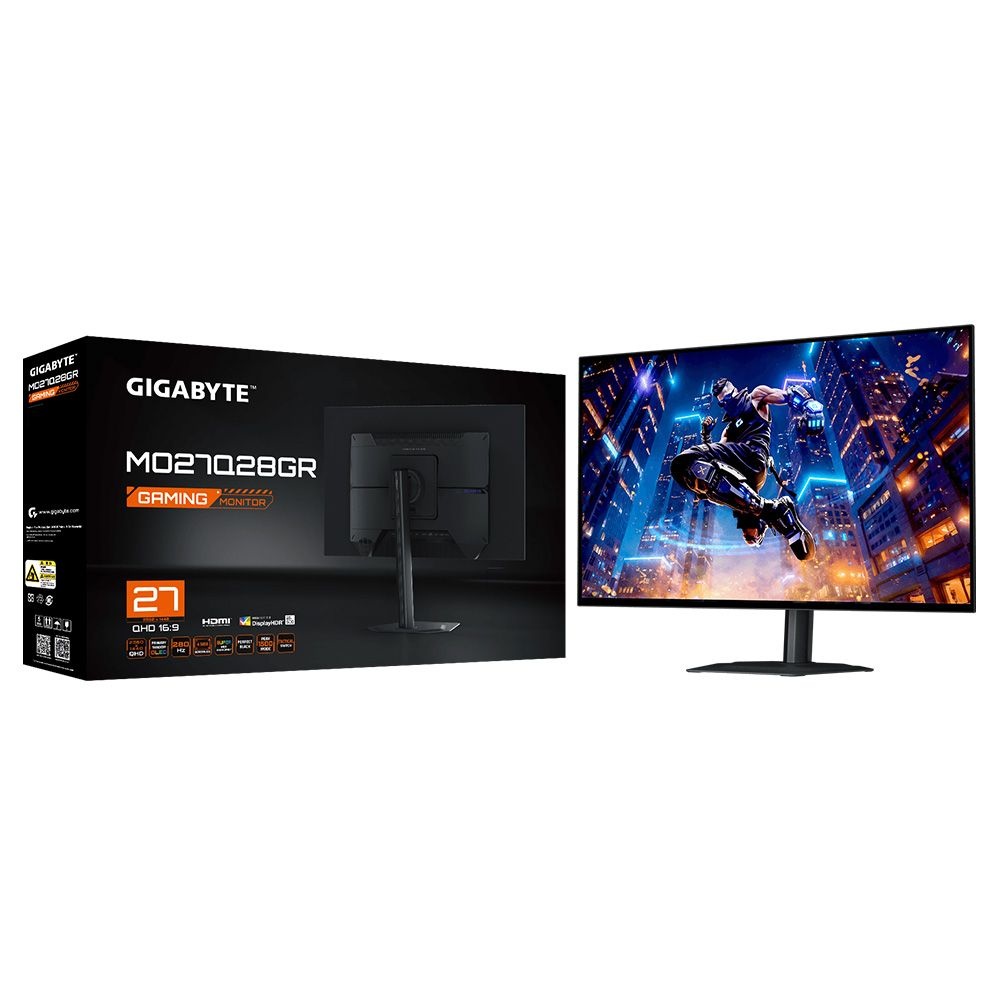 기가바이트 GIGABYTE MO27Q28GR WOLED QHD 280Hz 피벗 게이밍 모니터 (27인치/피벗/스피커/틸트/WOLED/글로시코팅)