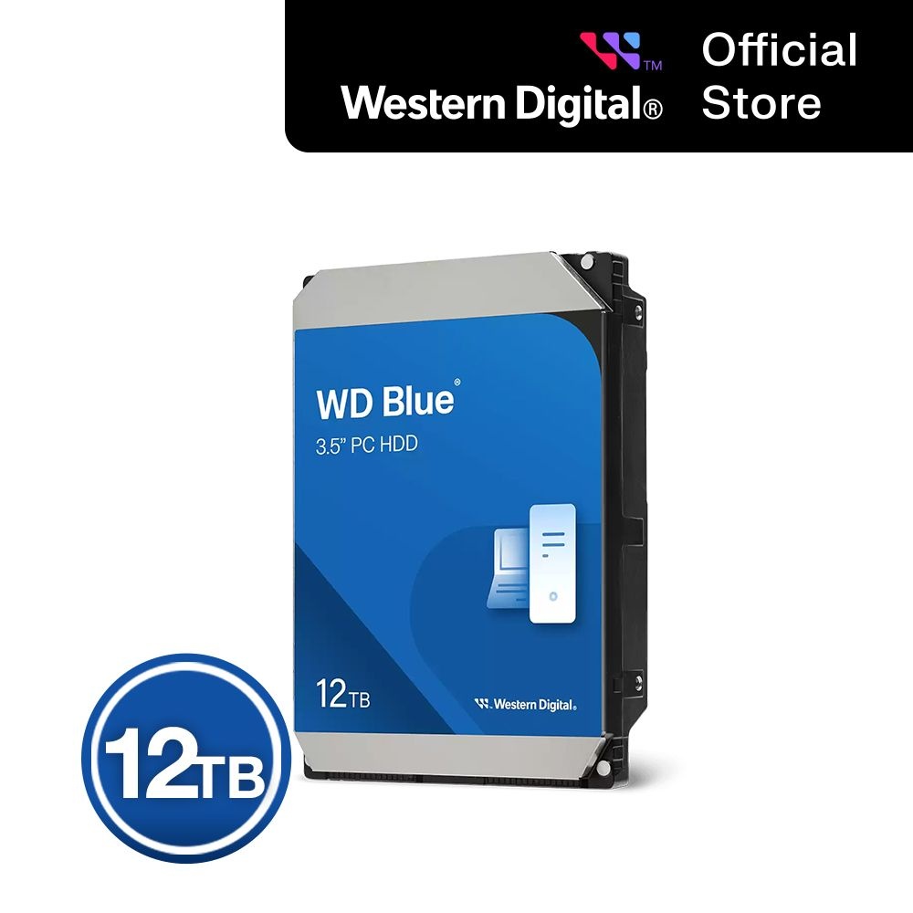 웨스턴디지털 [WD공식스토어/CMR방식] WD BLUE 12TB HDD WD120EAGZ 하드디스크 [우체국택배]