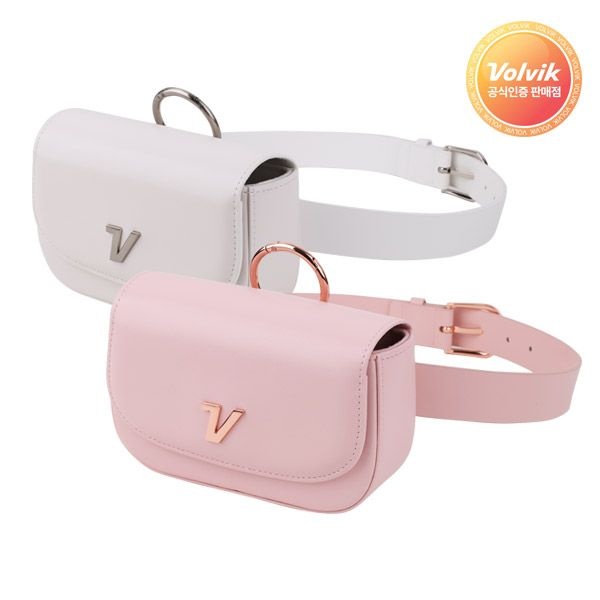 [오늘출발] 볼빅 [VOLVIK] 볼빅 여성용 골프 멀티힙색 파우치+골프벨트 세트