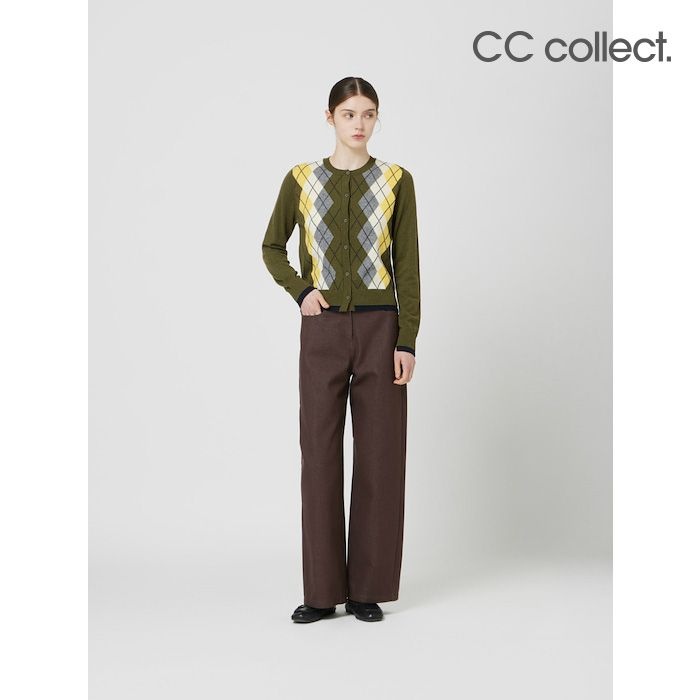 [CC콜렉트] 라운드 라인 생지 데님 팬츠 BR_C253MSA002