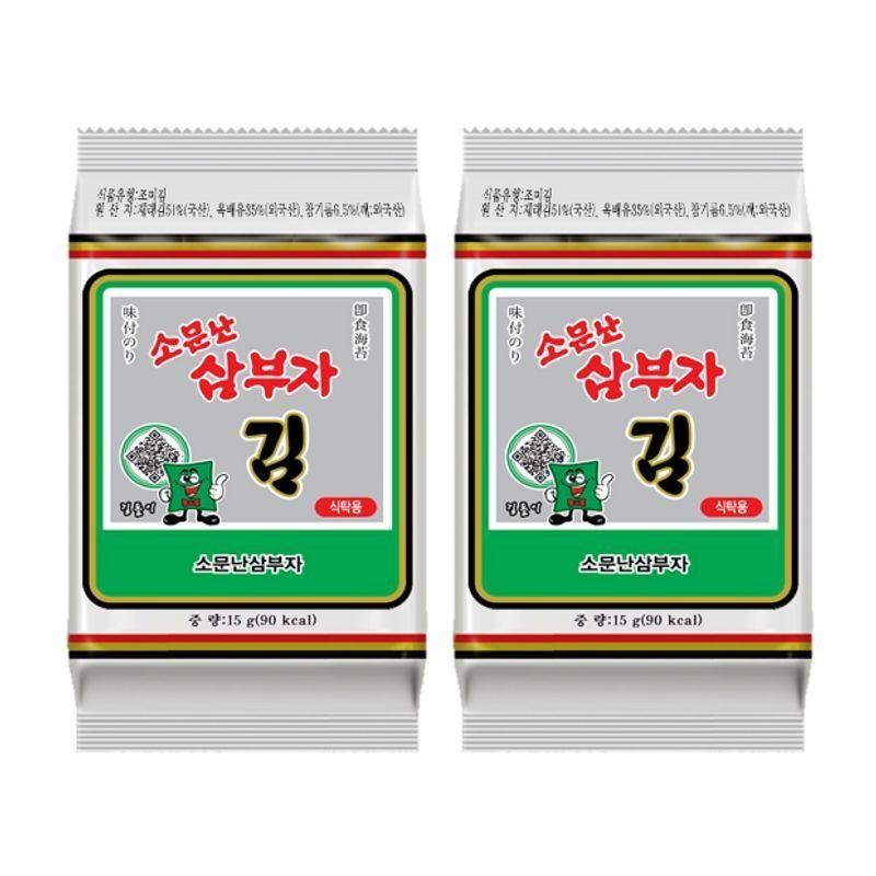 [오늘출발] 소문난 삼부자 식탁김 15g x 30봉