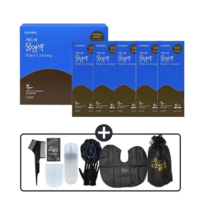 [오늘출발] 씨드비 프리미엄 물염색 시즌2 홈쇼핑 씨비드 싱글구성 (20회분+염색도구)