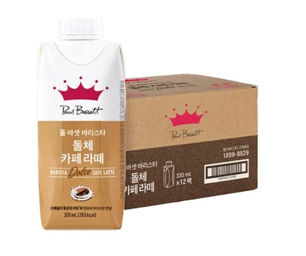 폴바셋 바리스타 돌체 까페라떼 330ml x12팩 연유 커피