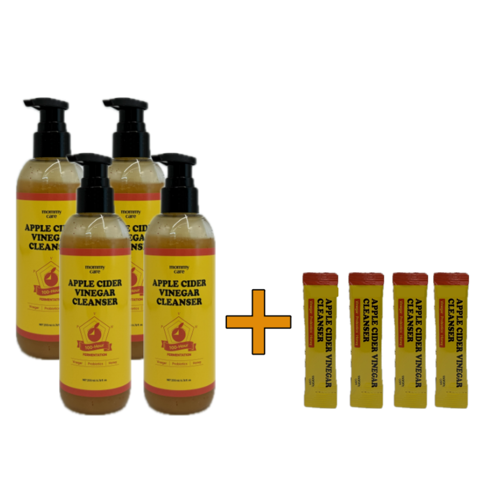 [오늘출발] 마미케어 애사비 클렌저 클렌징 200ml x 4통 + 샘플 4개 // AO