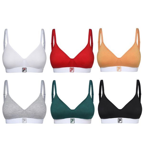 [휠라] F코튼 볼륨 브라탑 6종 택 FI4BAH1111F_6SKU