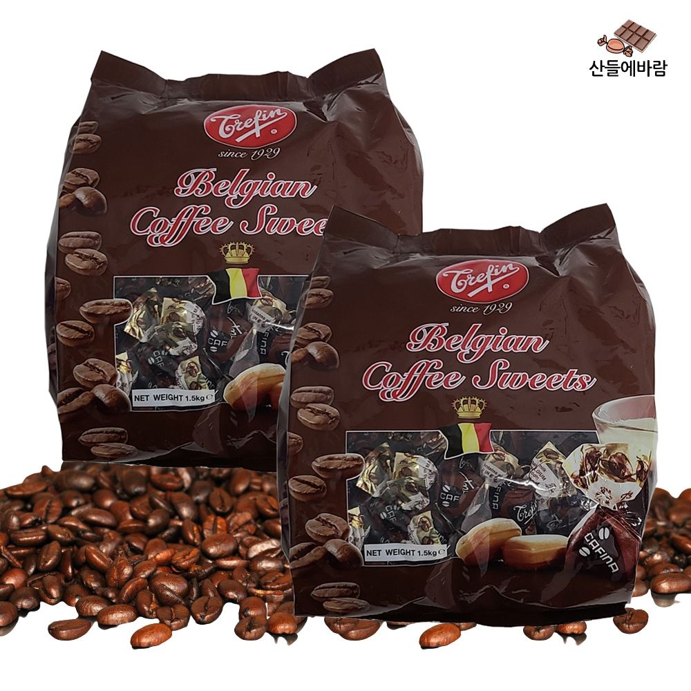 트레핀 벨기안 커피사탕 1.5kg x 2개 코스트코 커피캔디