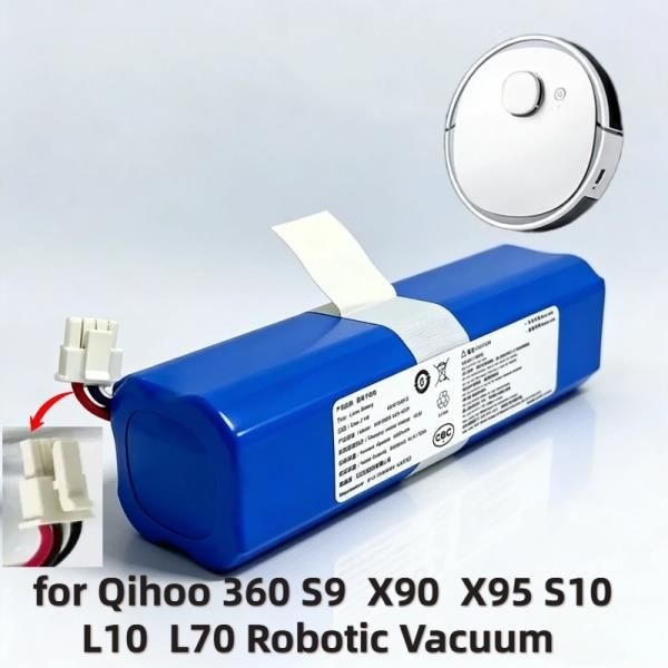 14.8V 9800mAh 고용량 배터리 팩 - Qihoo 360 S9