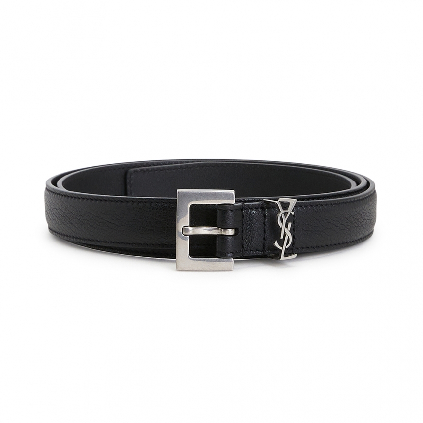 SAINT LAURENT PARIS 모노그램 남성 벨트 612616 BRM0E 1000