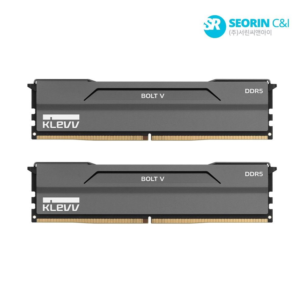 에센코어 클레브 [서린공식] 에센코어 클레브 DDR5-6000 CL30 BOLT V 블랙 패키지 서린 (64GB(32Gx2)