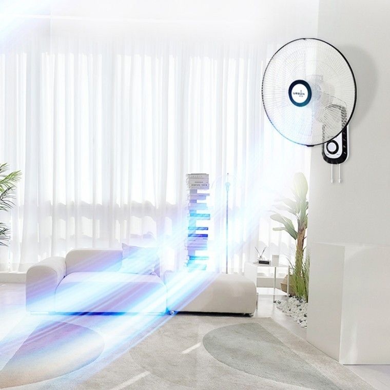 Ningbo XingJian Electrical Plastic Co., Ltd. 어반PE40W(40cm) 16인치 벽걸이선풍기 기계식 5엽 좌우회전