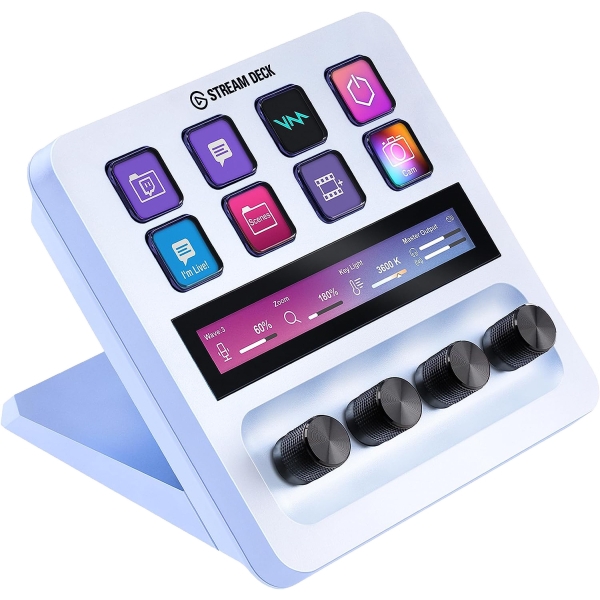 [오늘출발] 엘가토 Stream Deck Plus+ 다이얼 LCD 컨트롤러 화이트