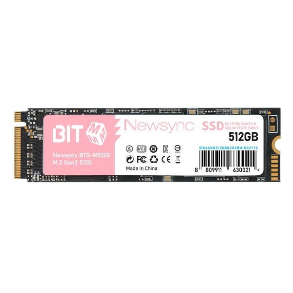 비트엠 Newsync BITS M.2 NVMe (512GB) TLC 3D 낸드플래시 PCle GEN3x4
