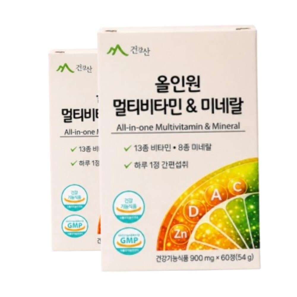 올인원 항산화 면역 멀티 비타민 종합 미네랄 성인 청소년 20대 50대 영양제 60 정