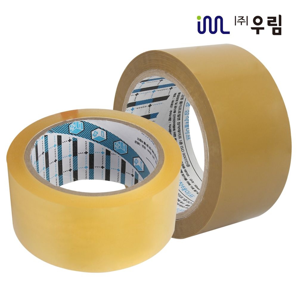 [오늘출발] L3 경포장 (50Mx50개) 투명 황색 택배 테이프 OPP 박스테이프