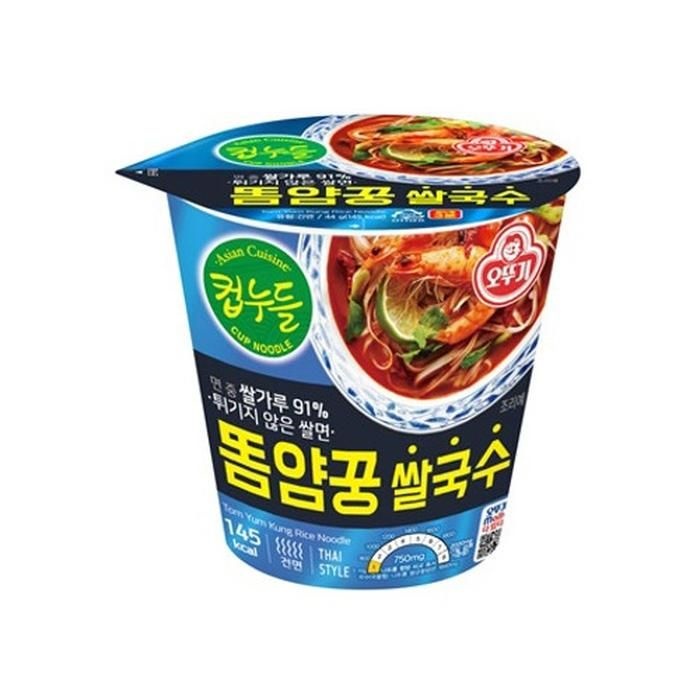 소컵라면 오뚜기 컵누들 똠얌꿍쌀국수 44g 15개