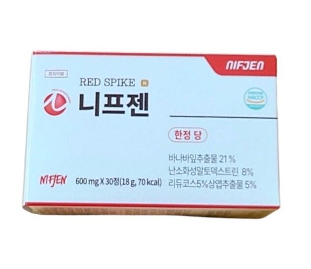 니프젠 스파이크 프리미엄 600mg 30정 1박스