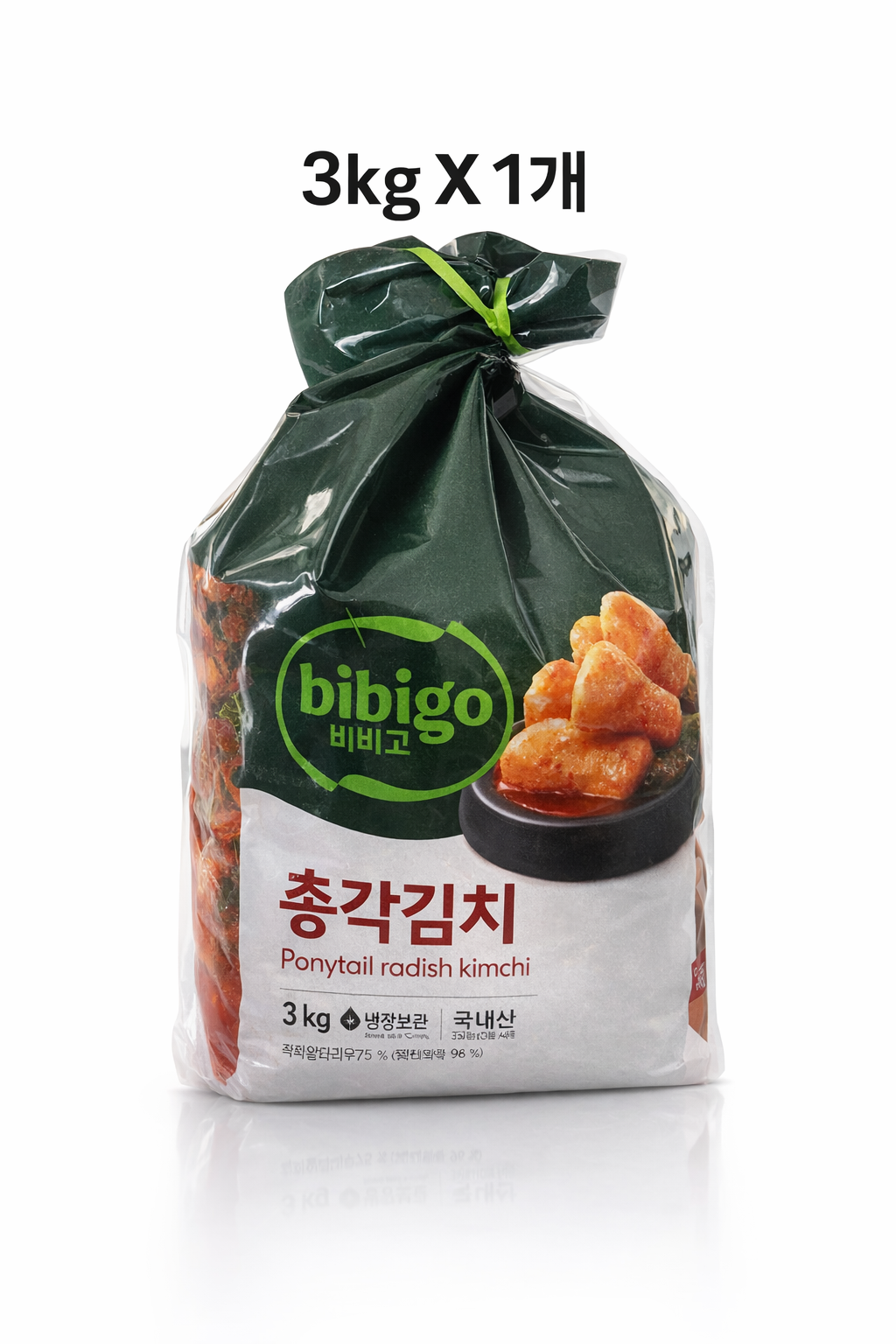 비비고 CJ제일제당 비비고 총각김치 3kg X 1개