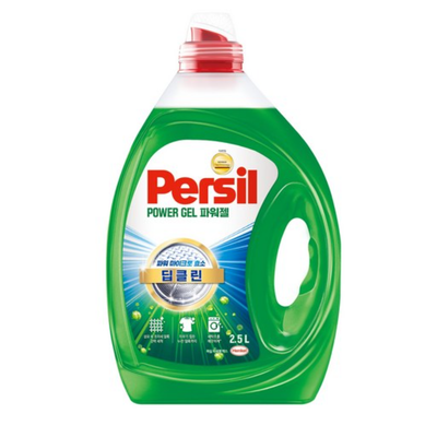 퍼실 딥클린 초미세세탁 파워젤 겸용 액체세제 2.5L x 2개