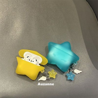 별모양 반투명 에어팟 프로 케이스