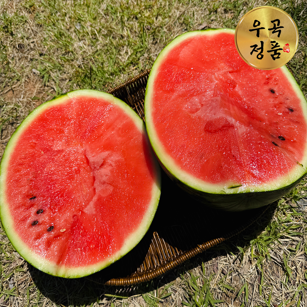 [농할30%쿠폰][선물추천] 당도선별 특 우곡 꿀수박 4~7kg (꿀수박 특품 4kg)