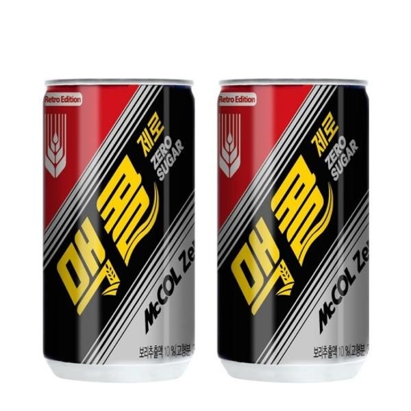 1+1 일화 맥콜 제로 190ml x 30캔(총 60캔)