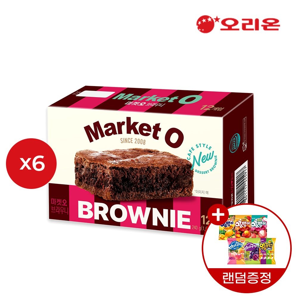 [롯데온] 마켓오 리얼브라우니 12P(240g) X 6개 (21,100원...