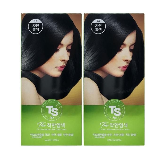 TS 착한 염색 120g 3호 자연흑색 2개 Ss