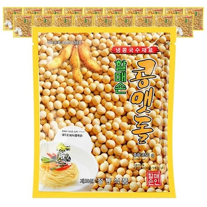 할매손 콩맷돌 콩국물가루 850g x 20개 콩국수용