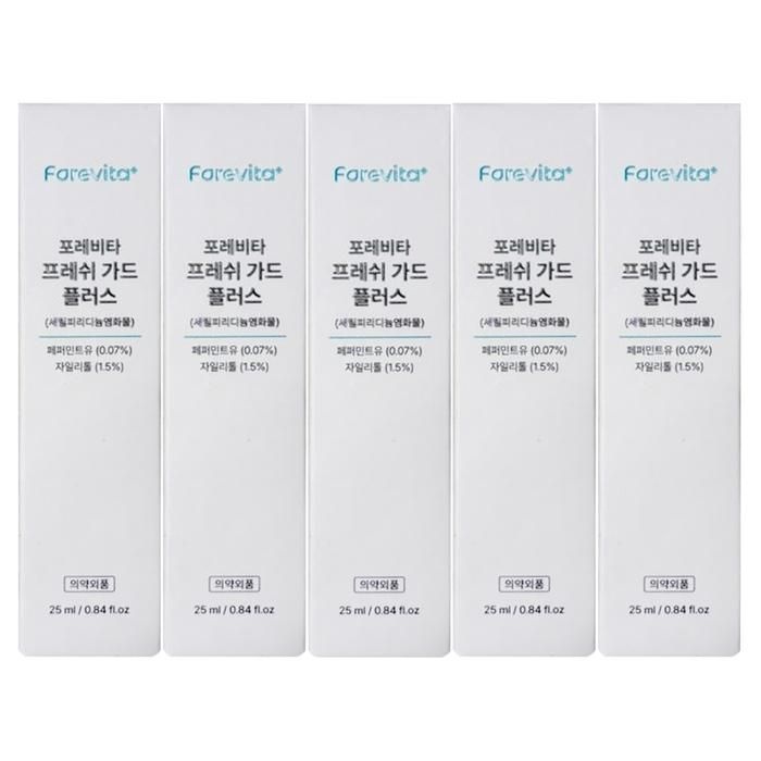 포레비타 프레쉬 가드 플러스 구강스프레이 액 25ml / 5개 / DY